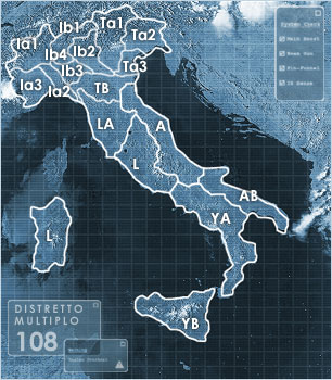 cartina lions italia